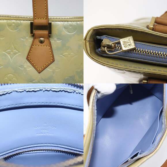 LOUIS VUITTON Monogram Vernis Houston Hand Bag Lavande M91218 - Picture 11 of 13